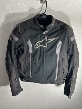 Alpinestars T-Missile Air Jacket Size Large Tech-Air Compatible Black Gray
